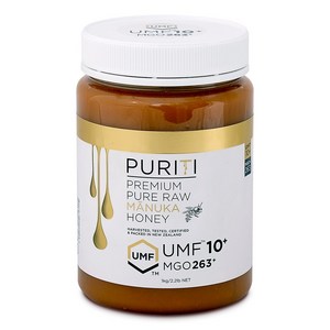 PURITI 마누카 허니 (꿀100%함유) 코스트코 벌꿀 UMF10+등급, 1개, 1kg