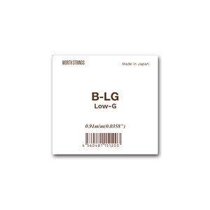 Worth 워스 우쿨렐레 프리미엄 카본 스트링 일본정품, B-LG (로우쥐낱선), 1개