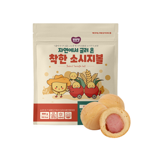 [또또맘] 자연에서 굴러온 착한 소시지볼 300g (25g*12개) 1팩_소비기한25.02.09, 1개