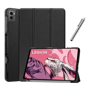 레노버 리전 Y700 Y702 2세대 전용 북커버 케이스 Lenovo Legion 케이스나라, 블랙