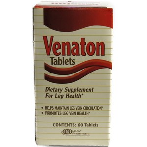 Venaton Tablets Dietay Supplement fo Leg Health - 60 Tablets Venaton 정제 다리 건강을 위한 건강 보조 식품 - 60 타블, 60정, 1개