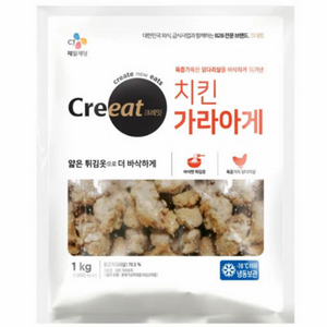 CJ 크레잇 치킨가라아게 1kg, 1개