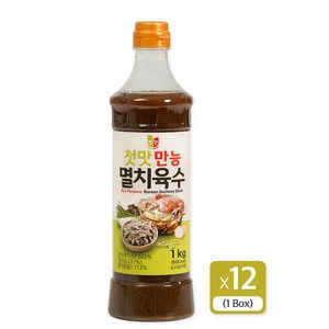 청우 첫맛 멸치육수, 1kg, 12개