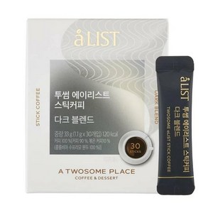 aLIST 투썸 스틱커피 다크 블렌드, 1.1g, 30개입, 1개