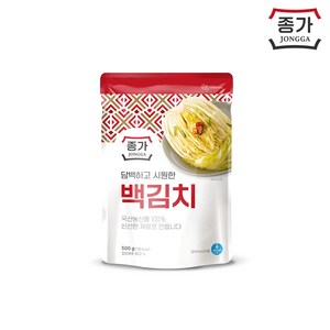 종가 백김치 500g, 1개