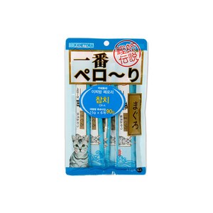 펫모닝 카네토라 페로리 고양이 츄르 간식, 10개, 90g, [CR-A] 참치맛