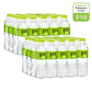 풀무원샘물 무라벨 생수, 500ml, 40개