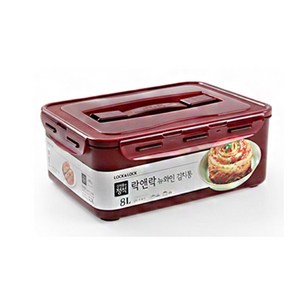 락앤락 와인 직사각 원핸들 김치통, 8L, 1개