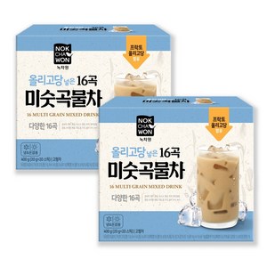 올리고당넣은 16곡 미숫곡물차 20스틱 x 2팩 (40스틱), 20g, 20개입, 2개