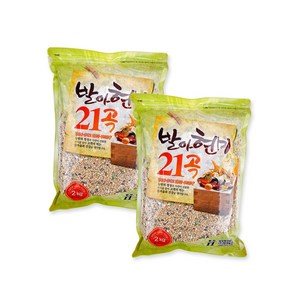 [이잡곡이다] 발아현미 21곡 2kg x 2봉, 2개