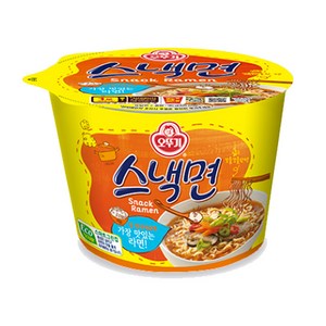 오뚜기 스낵면 컵라면 90g, 8개