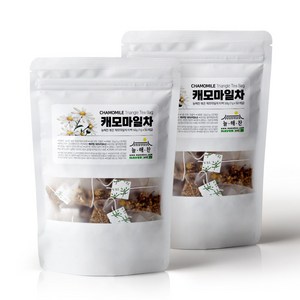 늘해찬 볶은 캐모마일 삼각 티백 카모마일 티백 삼각티백 대용량, 100개, 1g, 2개, 50개입