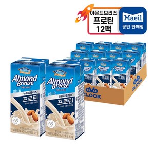 블루다이아몬드 아몬드 브리즈 뉴트리플러스 프로틴, 190ml, 12개