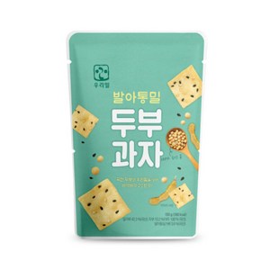 우리밀 발아통밀 두부과자 100g, 10개