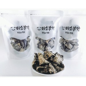 미소김부각[전통맛] 고소바삭 수제 찹쌀김부각, 6개, 60g