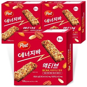 동서식품 포스트 에너지바 액티브 150g x 3개