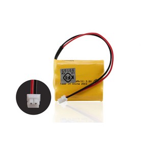 DC 3.6V 600mAh AA NI-CD 소방용배터리, 1개, 1개입