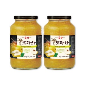 꽃샘 꿀모과차, 2개, 1kg, 1개입