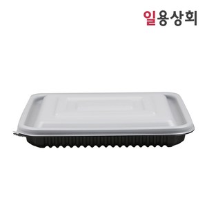 [ILYONG] 사각 찜용기 JH 23193 900ml 50세트 검정, 50개, 1세트