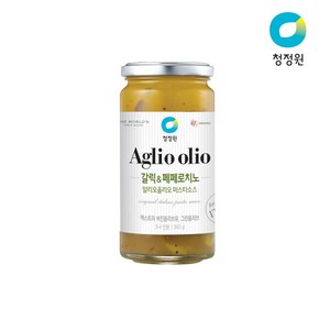 청정원 갈릭 앤 페페로치노 알리오올리오 파스타소스, 360g, 1개