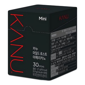 카누 마일드 로스트 아메리카노 원두커피믹스, 900mg, 30개입, 1개