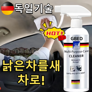 GBED 독일기술 자동차 실내 천장 가죽 시트 세정제 얼룩제거 다목적 클리너, 1개, 300ml