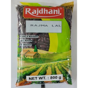 RAJDHANI RAJMA LAL_800g-적색 강낭콩, 1개