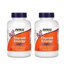 ﻿NOW THYROID ENERGY 갑상선 에너지 180캡슐 X 2팩, 180정, 2개