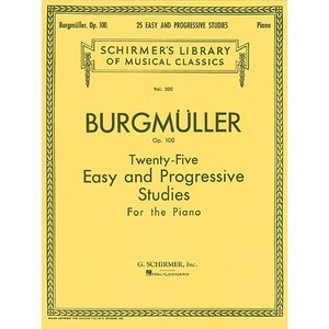 Bugmulle - Twenty Five Easy and Pogessive Studies fo the Piano Op. 100 부르크뮐러 25 Schime 셔머