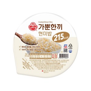 오뚜기 가뿐한끼 현미밥, 150g, 30개