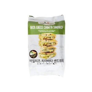 M&H 바질치즈 치아바타 샌드위치 780g (4개입), 1개