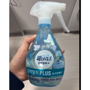 페브리즈 섬유탈취제 강력탈취 플러스 용기형 본품, 370ml, 3개