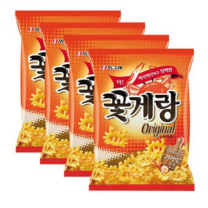 꽃게랑 오리지널맛, 70g, 4개