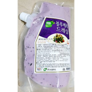 블루베리드레싱(한끼스토리 500g) 식자재 샐러드드레, 500g, 1개