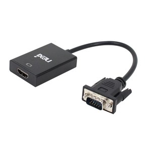 넥시 VGA to HDMI 변환 컨버터 젠더 NX537, 1개