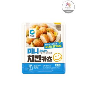 청정원 미니 치킨카츠 340gX4개, 4개, 340g