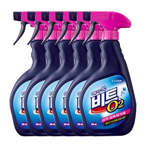 비트 비트 오투 폼 스프레이 강력 얼룩 제거제, 500ml, 6개