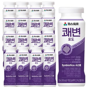 파스퇴르 쾌변 요구르트 포도, 150ml, 16개