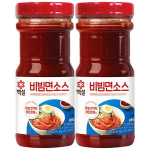 백설 면 비빔용 소스 890g x 2개