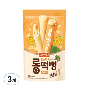 아이배냇 한손에 쏙 롱떡뻥, 3개, 30g, 단호박맛