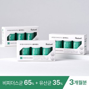 래디웰 프로바이오틱스 유산균 클리어런스 3개월분, 3개, 30정