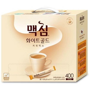 맥심 화이트골드 커피믹스 스틱 400개입, 11.7g, 1개