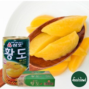 삼포 황도 슬라이스400g 24개 1박스, 400g