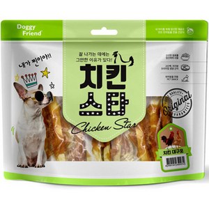 도기프랜드 치킨스타 강아지간식 300g, 6개, 치킨 대구포 300g