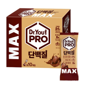 닥터유프로 단백질파우더 MAX 초코, 42g, 10개