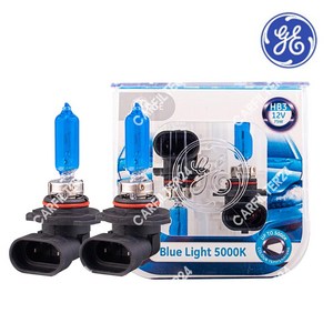 GE 블루라이트 전조등 9005 HB3 12V 75W [5000K 화이트], 1개