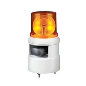 S100DLR-WS / WM 적색 신호음 내장 LED 반사경 회전형 경고등 105dB, 벽부형브라켓(S50~125R), AC110/220V, WM(멜로디), 1개