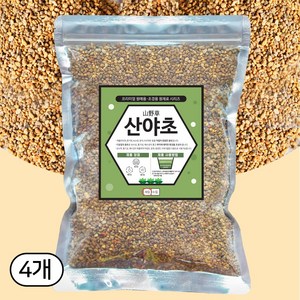 세경팜 산야초 세립 소포장, 2L, 4개