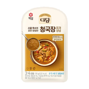 CJ 다담 청국장찌개 양념 130g, 24개