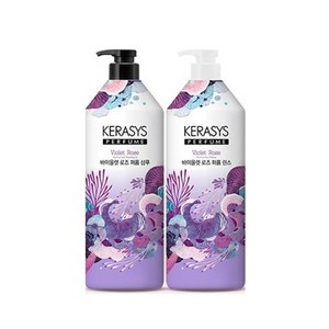 케라시스 퍼퓸 바이올렛 로즈1000ml 대용량 (샴푸1개+린스1개), 1set, 1L